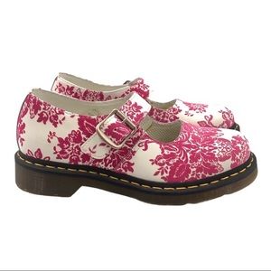 Dr. Martens | RARE Pink & White Mary Jane Shoes 10